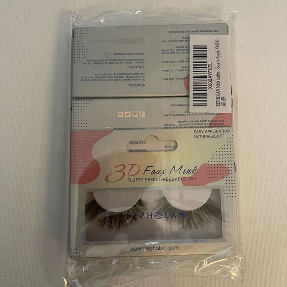 3D Faux Mink Eyelashes set of 3 NWT - Picture 5 of 11